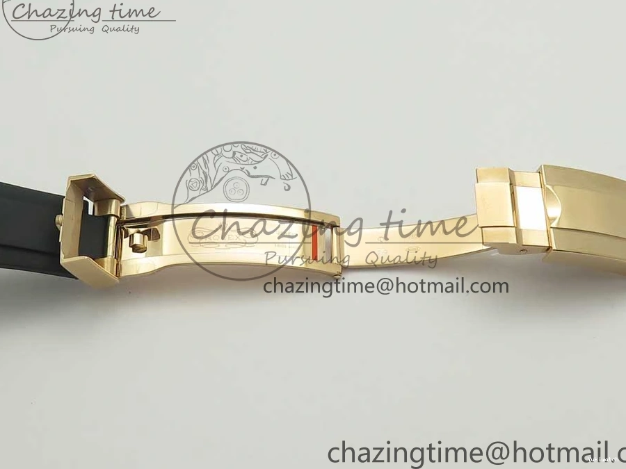 Noob Extra Edition (Free Black Strap) Yacht-Master Rubber 904L On Strap 116695SATS 40 Best 1:1 Case 1231